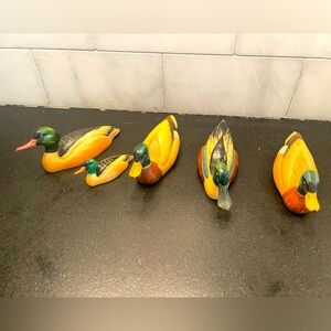 ANRI Miniature Duck Decoys Hand Painted Italy